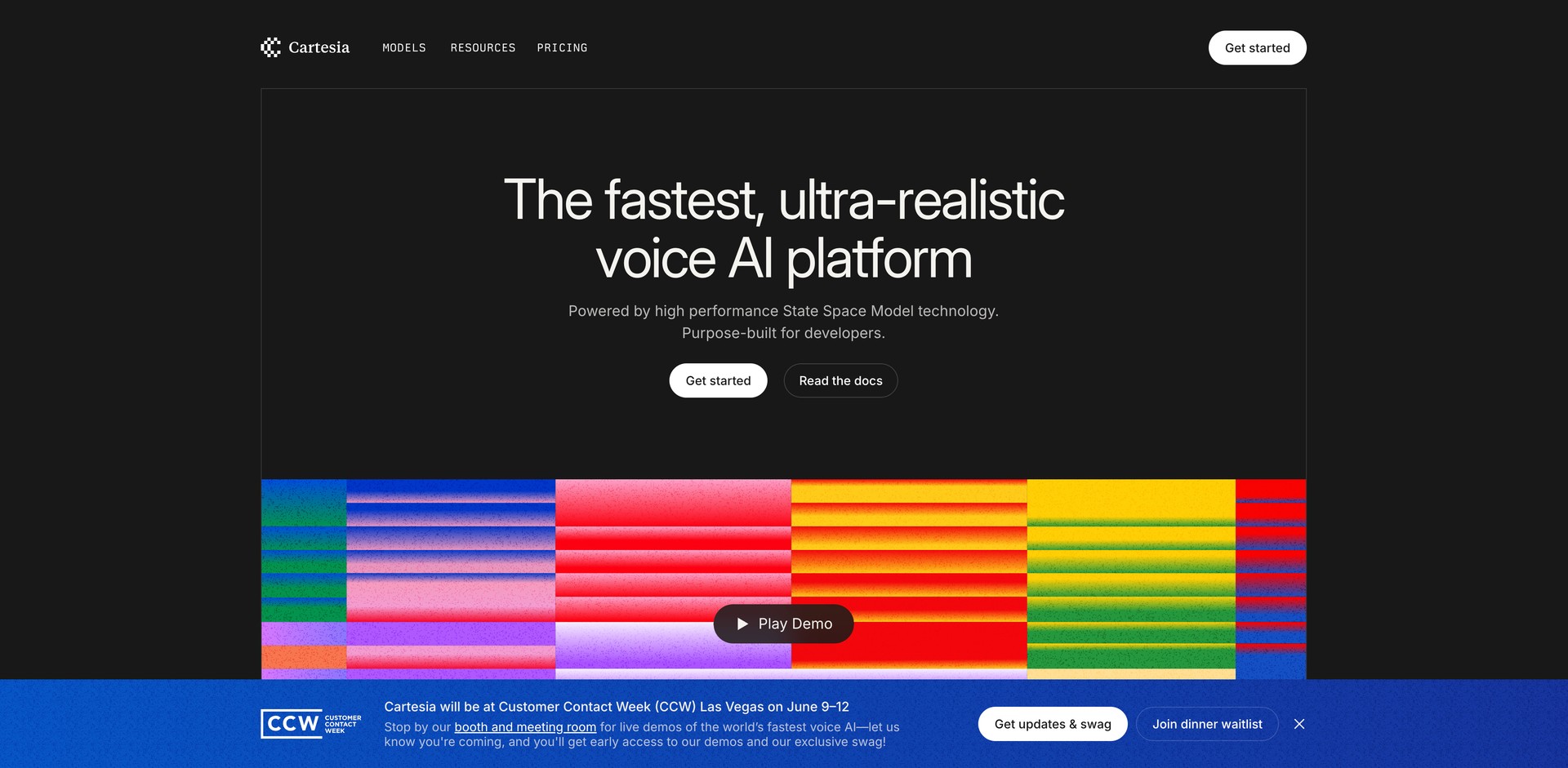 cartesia.ai - Real-time voice generation and modification platform.