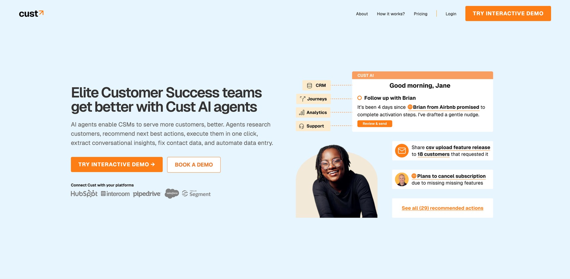 cust.co - Automates customer success and boosts net revenue retention.