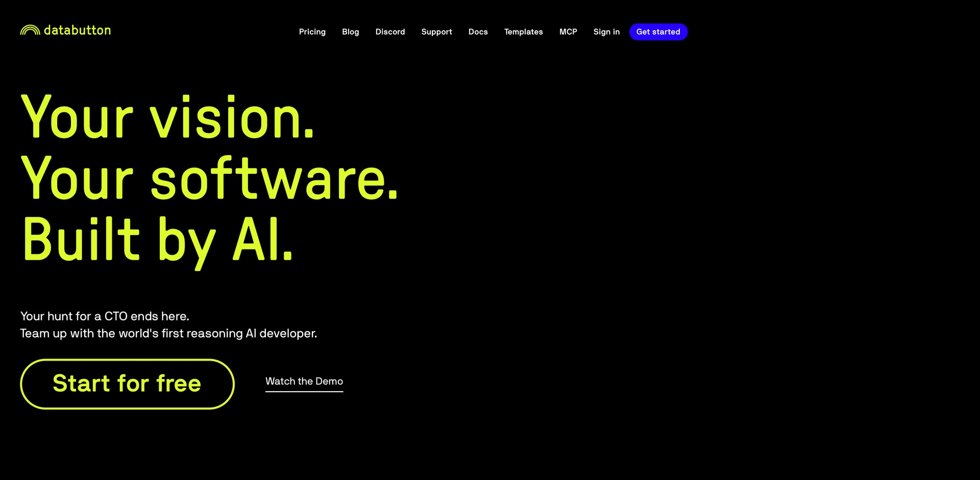 databutton.com - Builds and deploys web apps from user specs.
