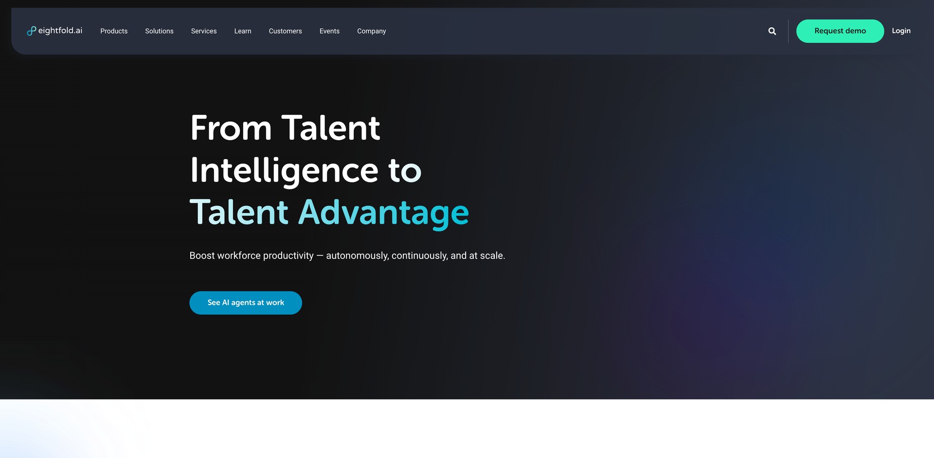 eightfold.ai - Automates talent acquisition, management, and internal mobility.