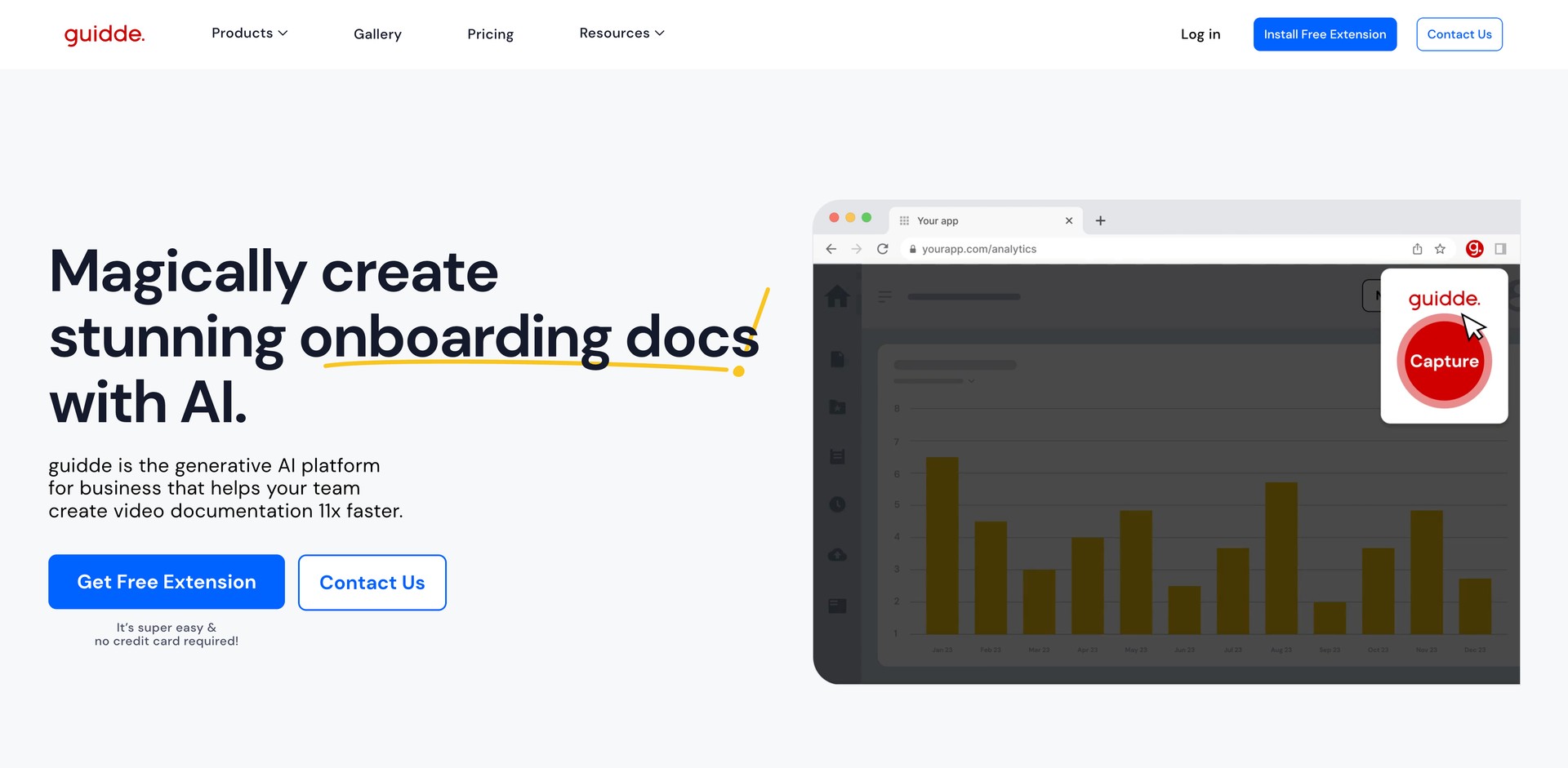 guidde.com - Auto-generates video software documentation with voiceover.