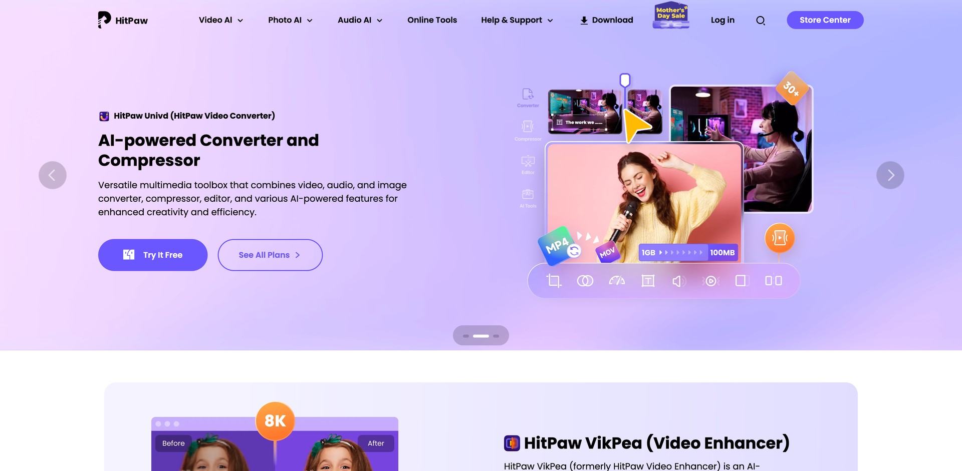 hitpaw.com - Video/image editing, enhancement, conversion, object removal.