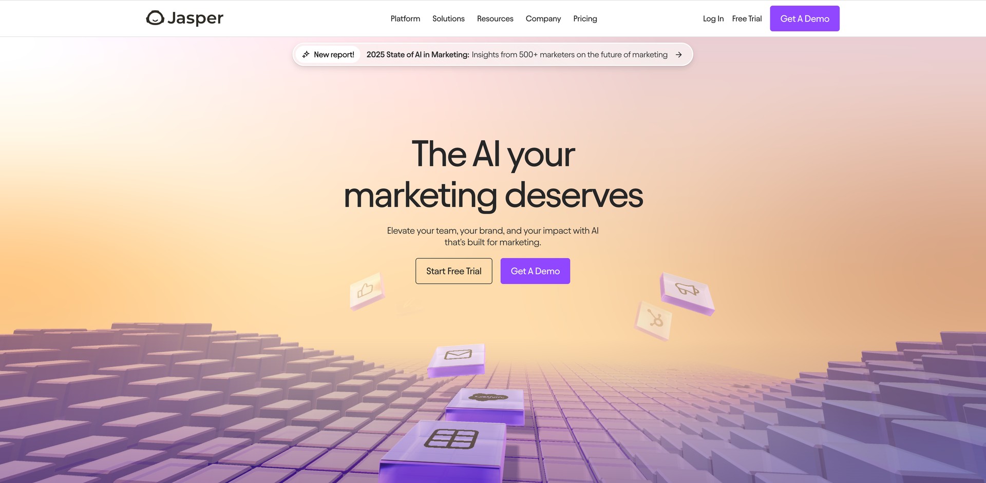 jasper.ai - Creates marketing copy, content, images, and manages social media