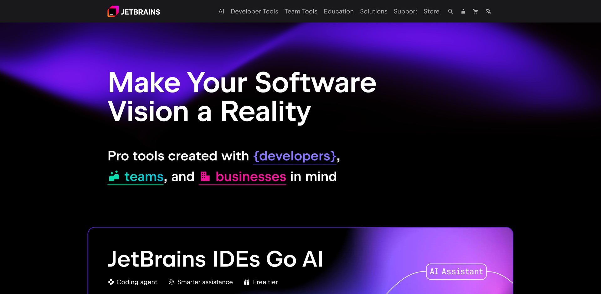 jetbrains.com - Code completion, navigation, and error detection in IDEs.