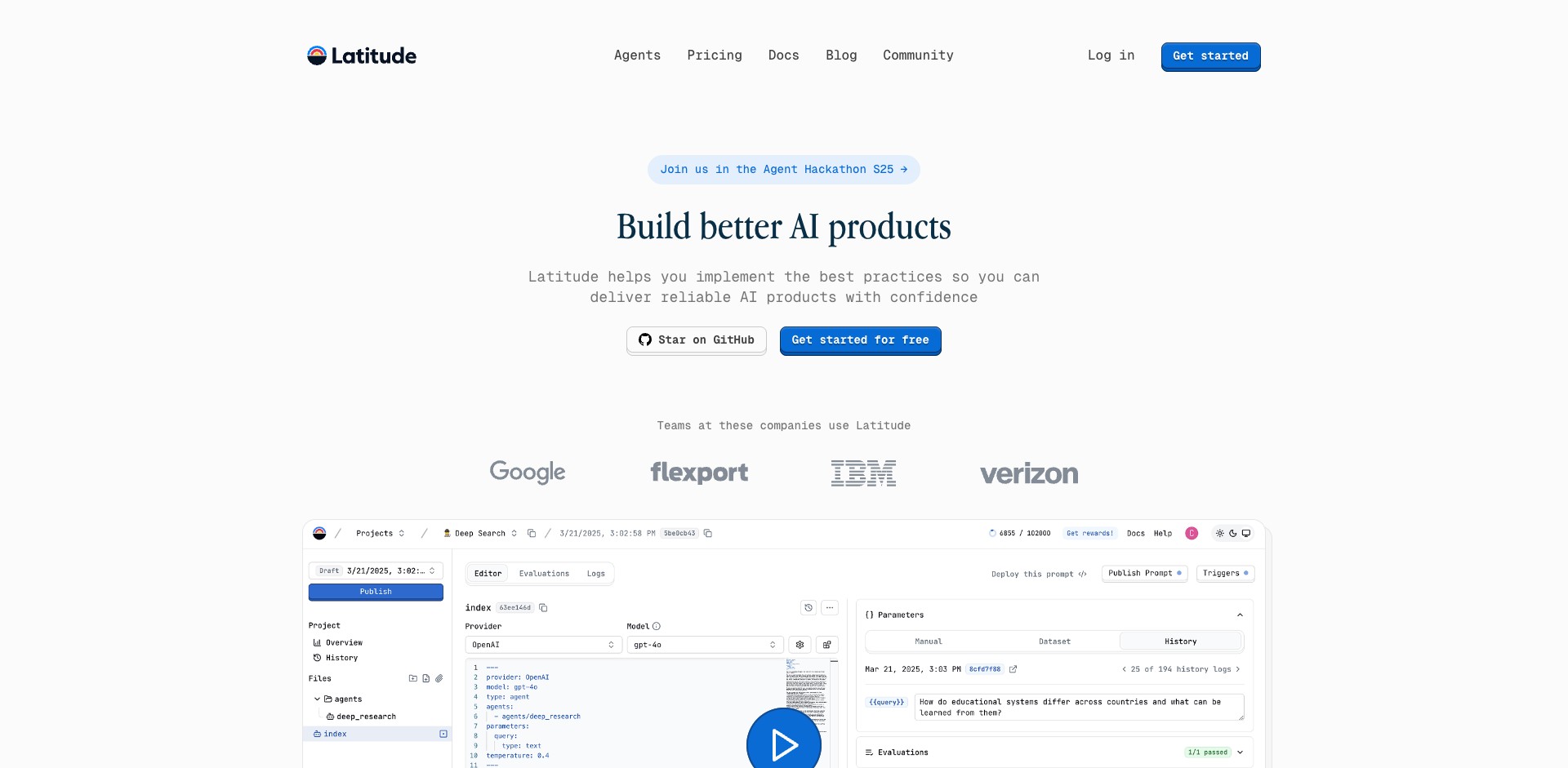 latitude.so - Latitude manages and deploys prompt changes.