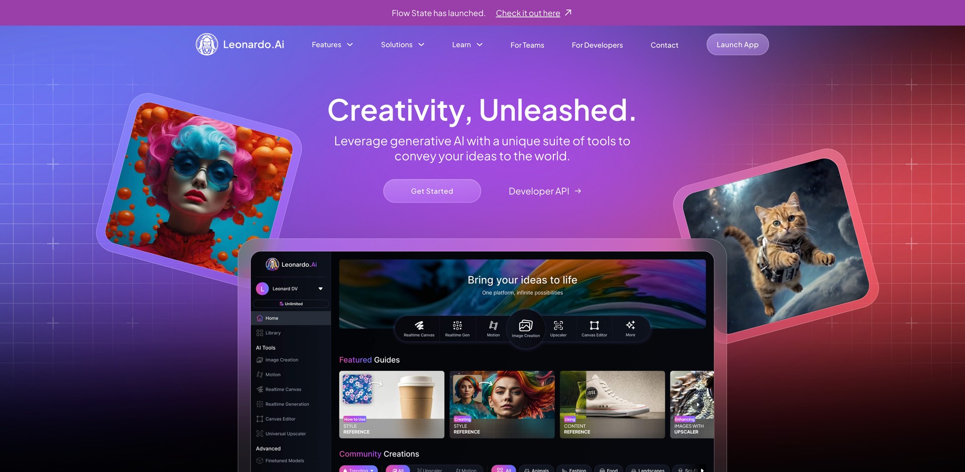 leonardo.ai - Generates art, images, and video using diverse models and tools.