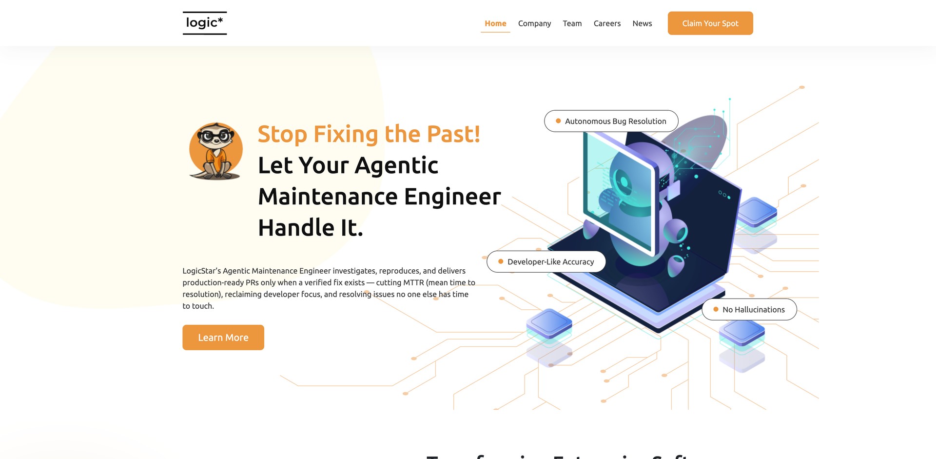 logicstar.ai - Automates application maintenance by resolving bugs.