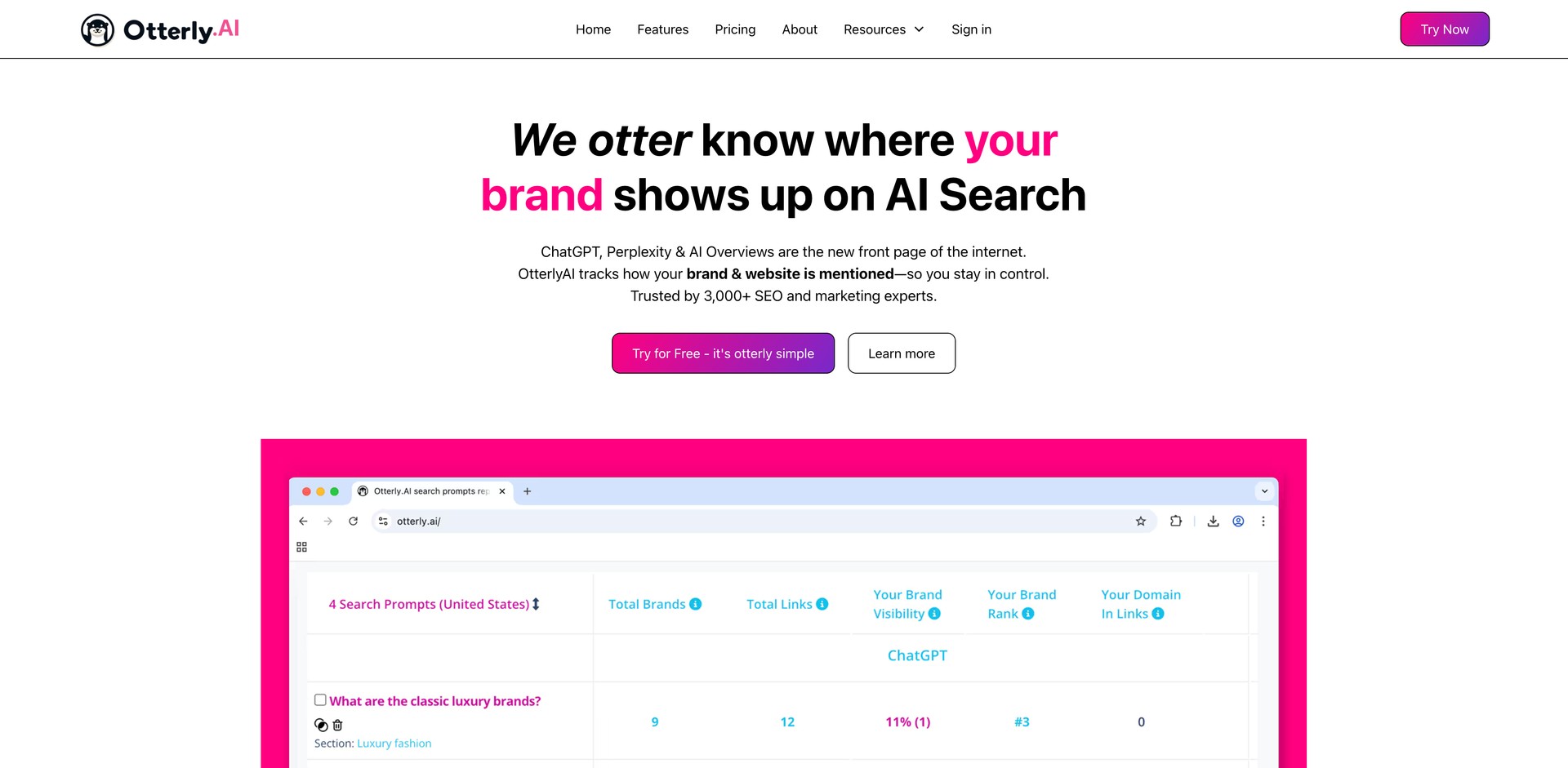 otterly.ai - Tracks brand & link visibility in search engines.