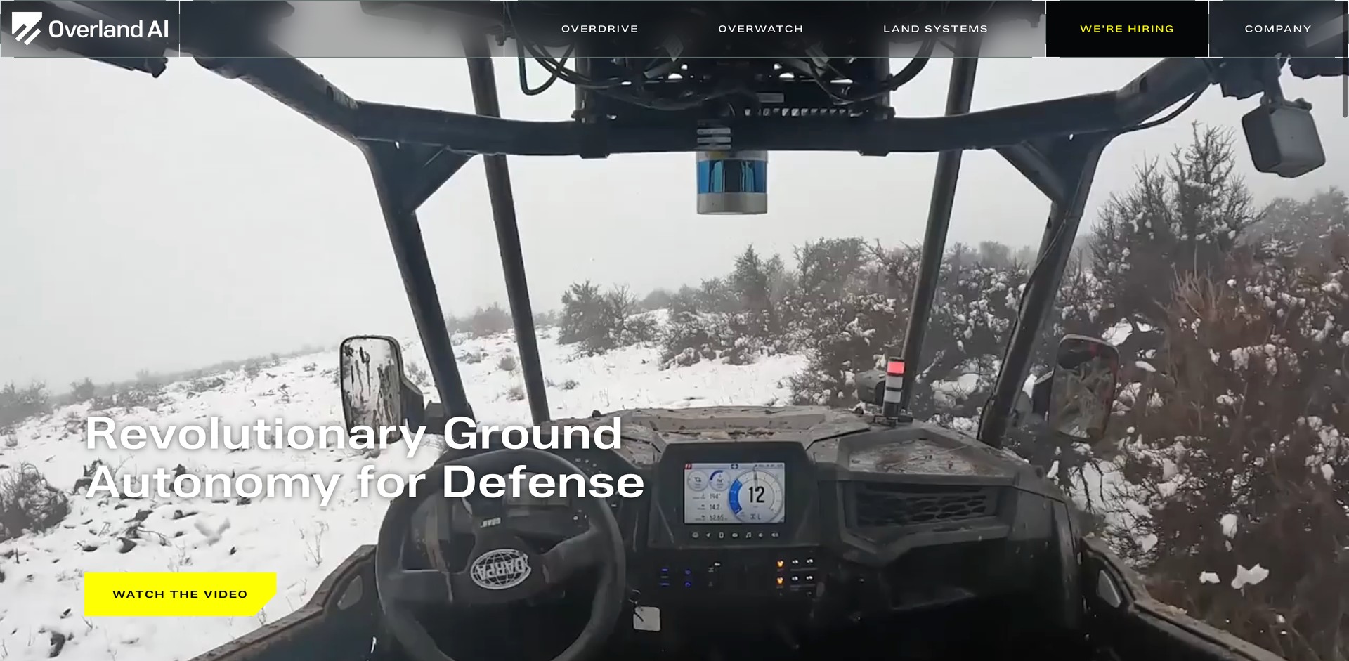 overland.ai - Overland deploys autonomous off-road defense operations.