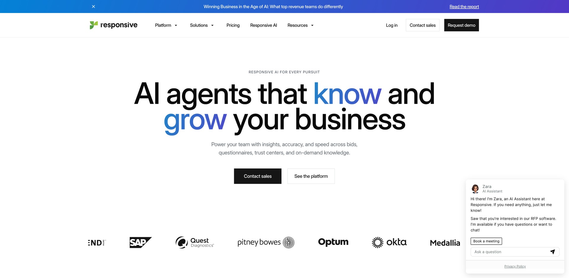 responsive.io - Automates RFP, questionnaire, and assessment responses.