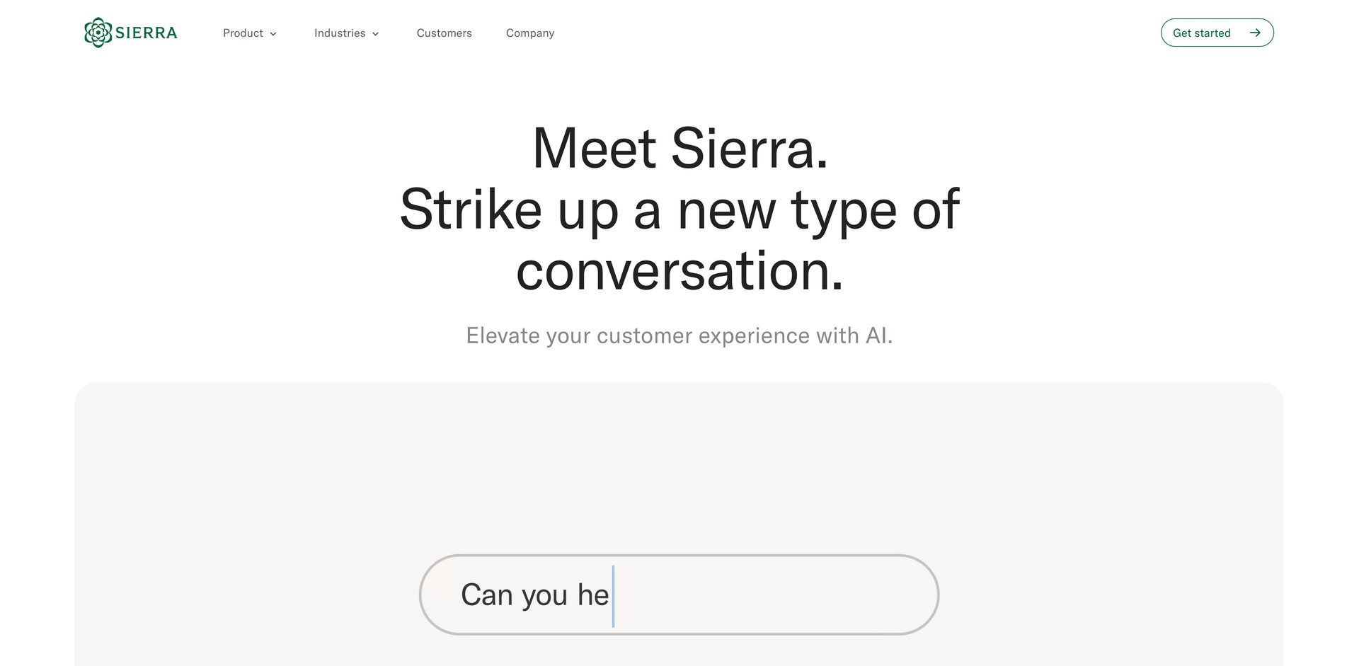 sierra.ai - Automated customer support agents for existing systems.