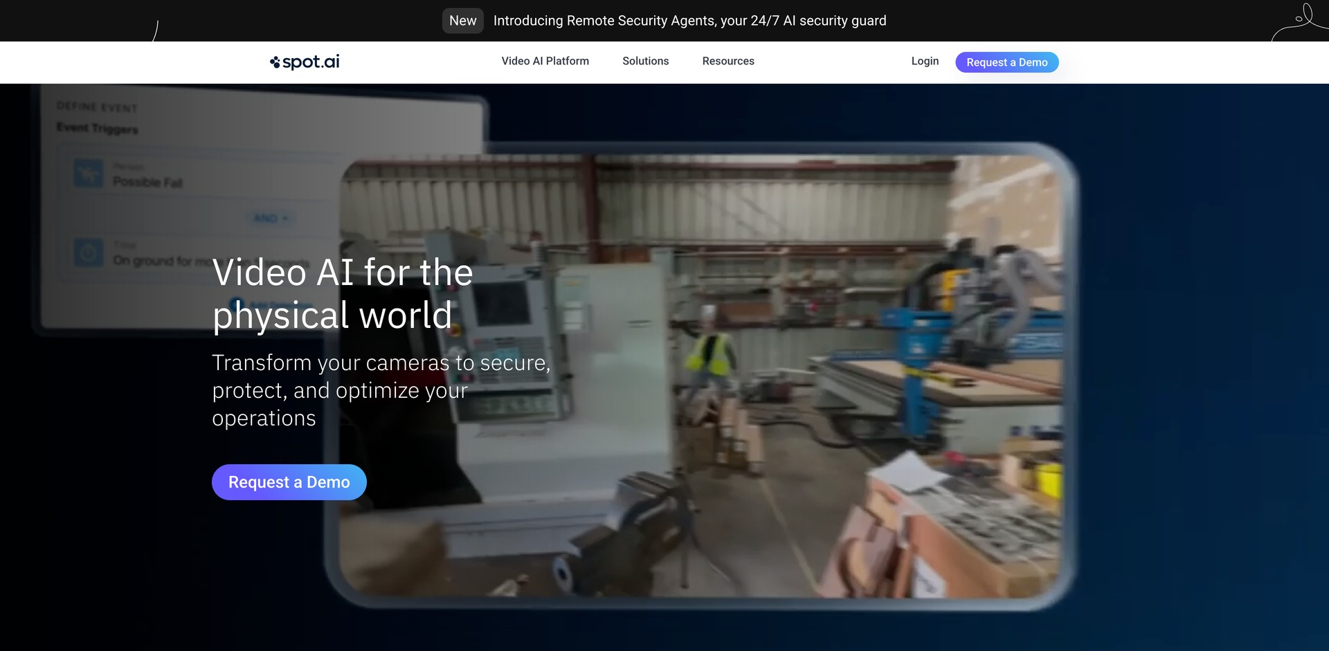 spot.ai - Video surveillance with threat & anomaly detection.