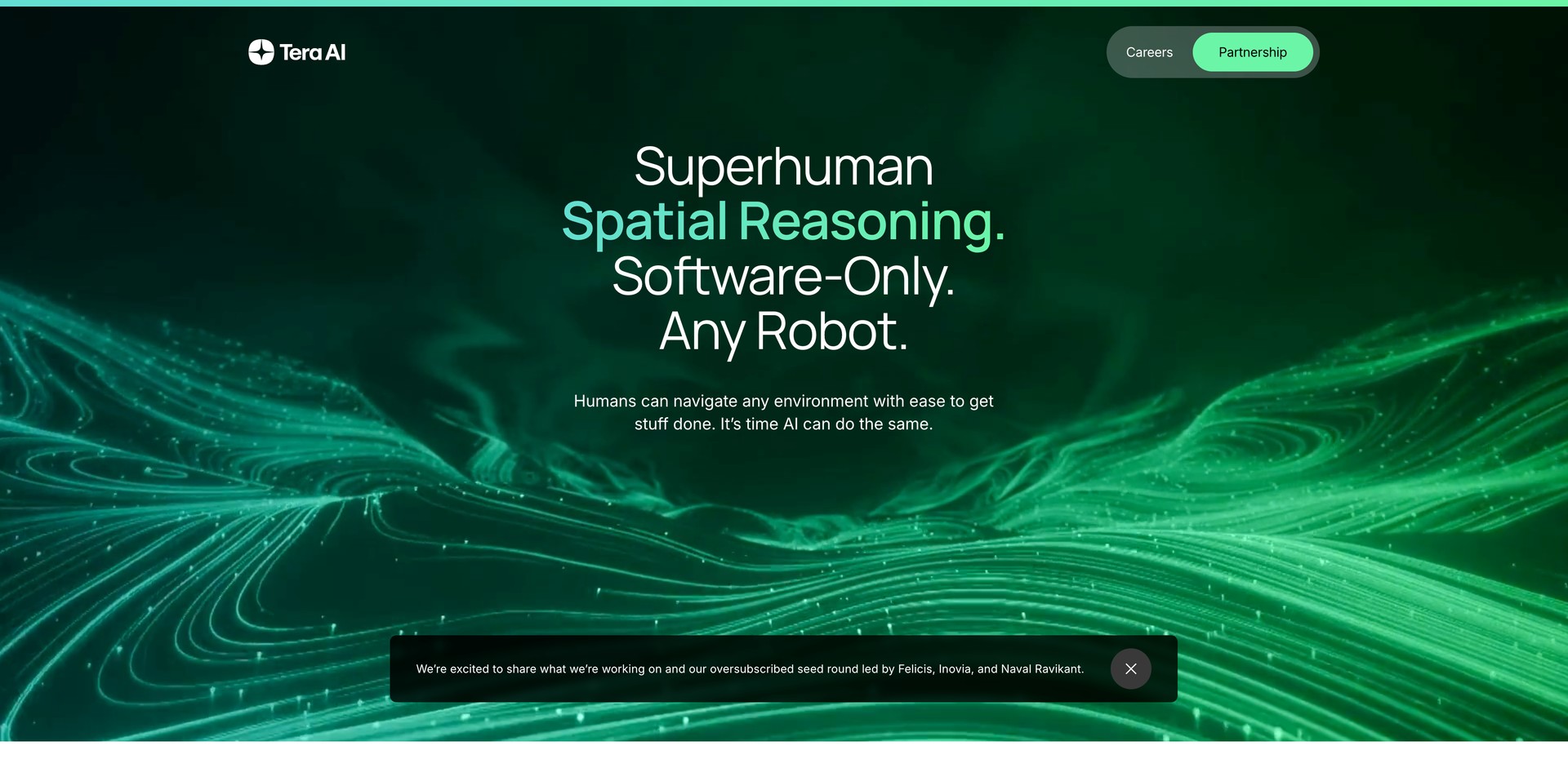 tera-ai.com - Software-only navigation system for robots.
