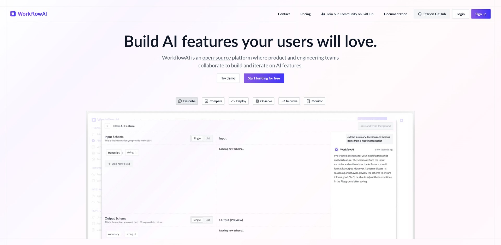 workflowai.com - Builds, tests, and deploys features.